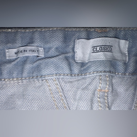 Closed $410 Nikka Marble Jeans 🌸 Wide Leg 🌼 Mid-waist 🌼 Size 24 🌸 EUC 🌼 Sold Out - Picture 7 of 8